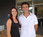 Principal Officer (Programs and Partnerships) of the Ipswich City Council, Jodie Welsh and Pat Cash at the Gallipoli Youth Cup 2010 launch